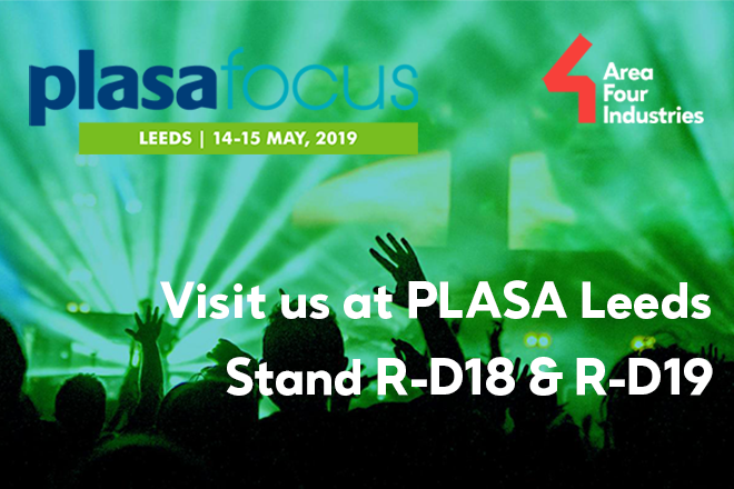 Besuchen Sie uns auf der PLASA Leeds